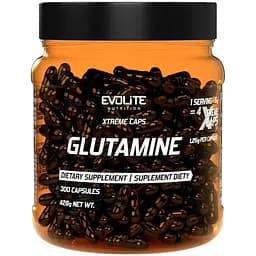 Аминокислота Evolite Nutrition Glutamine 1250 мг Extreme 300 капсул