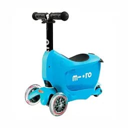 Самокат Micro Mini2go Deluxe Plus блакитний (MMD034) - мініатюра 2