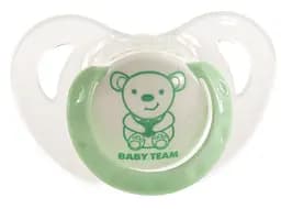 Пустушка силіконова ортодонтична Baby Team Медведик, 6+ (3102)