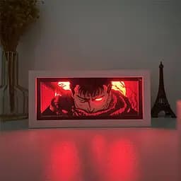 Світильник нічник 3D Берсерк Гатс Berserk Guts 20 см NL3D BSK G 01