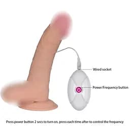 Реалістичний жіночий вібратор LoveToy на присоску Toyfa 66-LV1095 87055