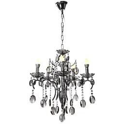 Люстра свічка Brille підвісна кришталева E14 40W CH (BCL-378S/5)