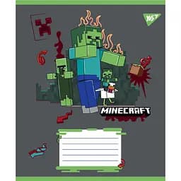 Набір зошитів Yes Minecraft Heroes A5 в лінію 12 аркушів 25 шт. (767577) - мініатюра 5