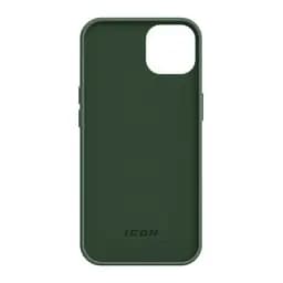 Силиконовый чехол для Apple iPhone 14, ICON2 Case, оливковый, противоударный, панель, защита всего корпуса, матовая поверхность Soft Touch, выступает над дисплеем, совместим с защитными стеклами и пленками, с микрофиброй, ArmorStandart (ARM68461) - мініатюра 2