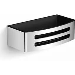 Полочка Volle Teo с пластиковой вставкой Graffit 15-88-755, Хром