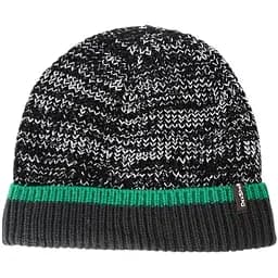 Шапка водонепроникна DexShell Cuffed Beanie розмір S/M 56-58 см чорна з зеленою смугою - мініатюра 2