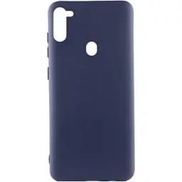 Чехол Silicone Cover Ummi Lakshmi (AA) для Samsung Galaxy A11 Синий / Midnight Blue