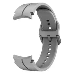 Ремінець для Samsung Galaxy Watch 6 40mm 6 44mm - сірий ширина кріплення 20мм силікон Watchbands Five Classic (W10-3WB53246724) - мініатюра 3