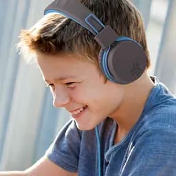 Навушники Jlab JBuddies Studio Kids Wired Graphite/Blue (IEUHJKSTUDIORGRYBLU6) - мініатюра 5