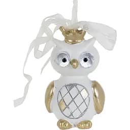 Декоративна прикраса на ялинку Lefard Сова 7 см (191-064)