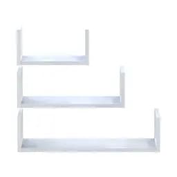 Комплект полок Doros Фил Белое дерево 3 шт 30/45/60х15х15 (41516098)