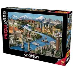 Пазл Anatolian Популярні пам'ятки 2000 ел. (3941)