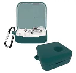 Чохол-накладка DK Silicone Candy Friendly з карабіном для Nothing Ear (1) (green) - мініатюра 2
