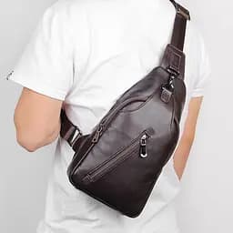 Чоловіча шкіряна сумка Vintage 17х28,5х5 см sum0015037 - мініатюра 8