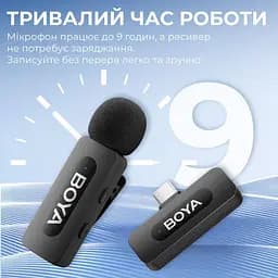 Мікрофон Boya BY-V10 Type-C Black (BY-V10) - мініатюра 9