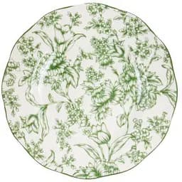 Тарілка Modern Style Вінтаж 22 см зелена (823-051)
