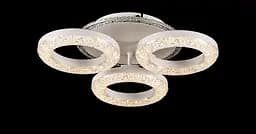 Люстра стельова LED Splendid Ray L2722/3, 70W, білий, метал, акрил, сучасний стиль з пультом і димером - мініатюра 3
