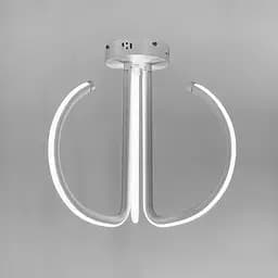 Потолочная белая LED люстра на три завитка Ст. 9979/3 | Line F