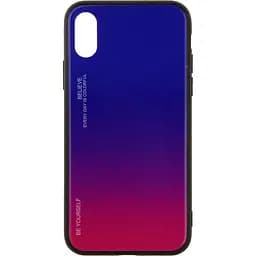 Чохол-накладка Toto Gradient Glass Case Apple iPhone X/XS Lilac