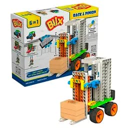 Конструктор Zephyr Blix Rack and Pinion полипропиленовый развивающий с моторчиком 150 элементов 6 моделей