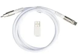 Кабель Keychron USB-A/USB-C USB-C заряджання/синхронізації Keychron, 1м, Type-C, Double-Sleeved Geek, білий (CAB20_KEYCHRON)