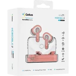 Навушники TWS Gelius Incredible 2 GP-TWS033X Pink (98755) - мініатюра 3