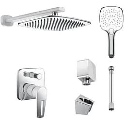 Душова система прихованого монтажу Imprese Breclav f03001501SQ, Хром