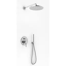 Душова система прихованного монтажу Kohlman Roxin хром + Box прихованого монтажу QW210RR20, Хром
