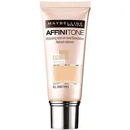 Тональний крем Maybelline New York Affinitone відтінок 02 (Ivory) 30 мл