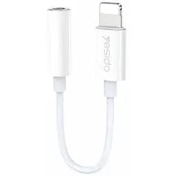 Перехідник Yesido YAU33 Lightning to 3.5 мм оригінальний чіп