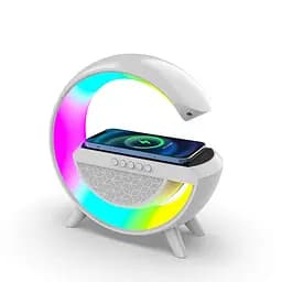 Розумний світильник / Нічник з бездротовою зарядкою для телефону / Bluetooth-колонка - мініатюра 6