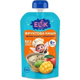 Набор каш фруктовых Elfik Magic Яблоко-манго-мультизлак 110 г 9 шт.