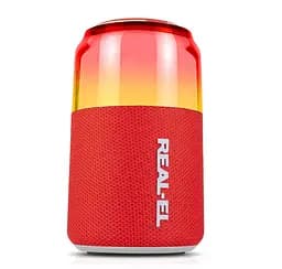 Портативна колонка REAL-EL X705 5W Bluetooth TWS, RGB, RED - мініатюра 2