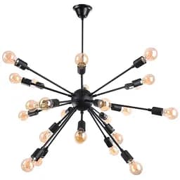 Люстра Brille подвесная лофт E27 60W BK (BL-327S/24)