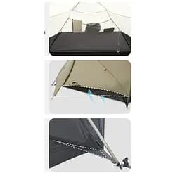 Намет одномісний Naturehike Mongar UL CNK2550WS016, коричневий - мініатюра 9