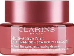 Clarins Ночной крем для лица для всех типов кожи 50 мл Multi-Active Night Face Cream Niacinamide + Sea Holly Extract