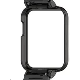 Чохол-бампер DK CDK на 18мм Stainless Steel для Xiaomi Redmi Watch (014501) (black) - мініатюра 2