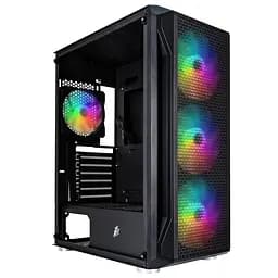 Корпус 1stPlayer X5-BK-4F1-PS-600FK-EU Black 600W