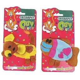 Іграшка для котів Tatrapet Caty funny плюшеві тваринки 12 см (різні види) 