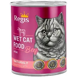 Вологий корм для котів Regis з яловичиною 415 г