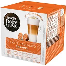 Набір кави в капсулах Nescafe Dolce Gusto Latte Macchiato Caramel 48 шт. 436.8 г (3 пак. x 16 шт. 145.6 г) - мініатюра 3