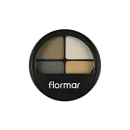 Палетка теней для век Flormar Quartet Eye Shadow, тон 403 (Green Garden), 12 г (8000019545076)