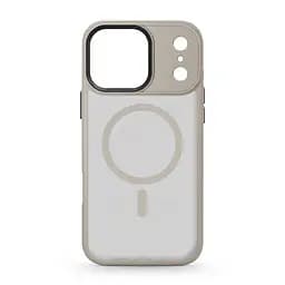 Чехол для Apple iPhone 17 Pro Max, Uniq MagCase, серый, противоударный, панель-накладка с магсейф, ударопрочный TPU+PC, с магнитом MagSafe, поддержка полноценной беспроводной зарядки, ArmorStandart (ARM86275)