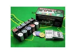 Настільна гра International Toys Trading LTD Покерний набір 200 фішок з номіналом + сукно (бляшана коробка) (IG-1104215) - мініатюра 6