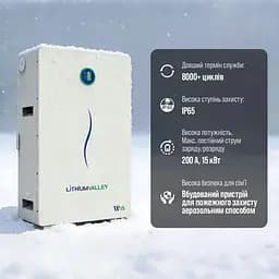 Акумуляторна батарея для ДБЖ Lithium Valley LiFePO4 51.2 V / 280 А*ч (42-00403) - мініатюра 6