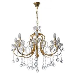 Люстра свічка Brille підвісна кришталева E14 60W (BCL-659S/8)