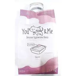 Бентонитовый наполнитель You&Me для кошек с ароматом лаванды 5 кг