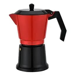 Кавоварка гейзерна Maestro 300 мл 6 чашок червона (МR-1657-6)