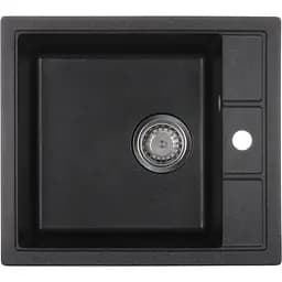 Мийка кухонна Zerix ZS-4651S-03 Чорна (ZX4564)