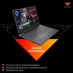 Ноутбук Ігровий HP Victus 15-fb0016nq з процесором AMD Ryzen™ 5 5600H pana la 4.2 GHz, 15.6'', Full HD, IPS, 8GB DDR4, 512GB SSD, NVIDIA® GeForce RTX 3050 Ti 4 - мініатюра 8